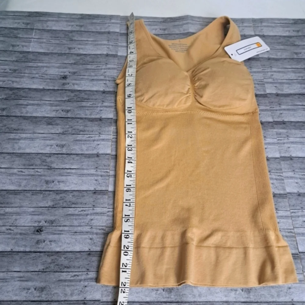 Joyshaper Women's Bodyshaper with Removable Bra Tan Size M